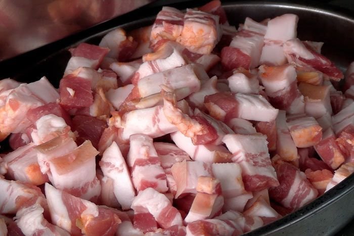 plato estrella carne de cerdo