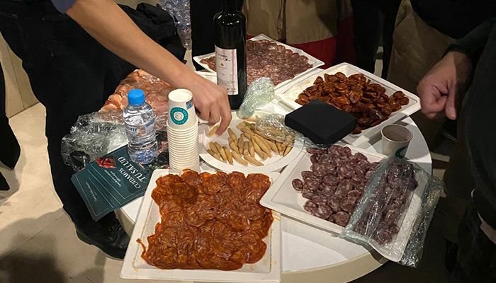 Degustación embutido granjas san antonio