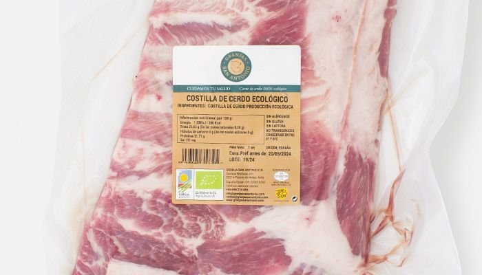 valores nutricionales carne cerdo ecológico