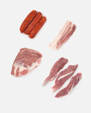 Pack Barbacoa<br>“QUEDARSE A GUSTO”<br>1.800 gr.  (7 Personas)